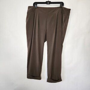 Bar III Brown Cuffed Slacks